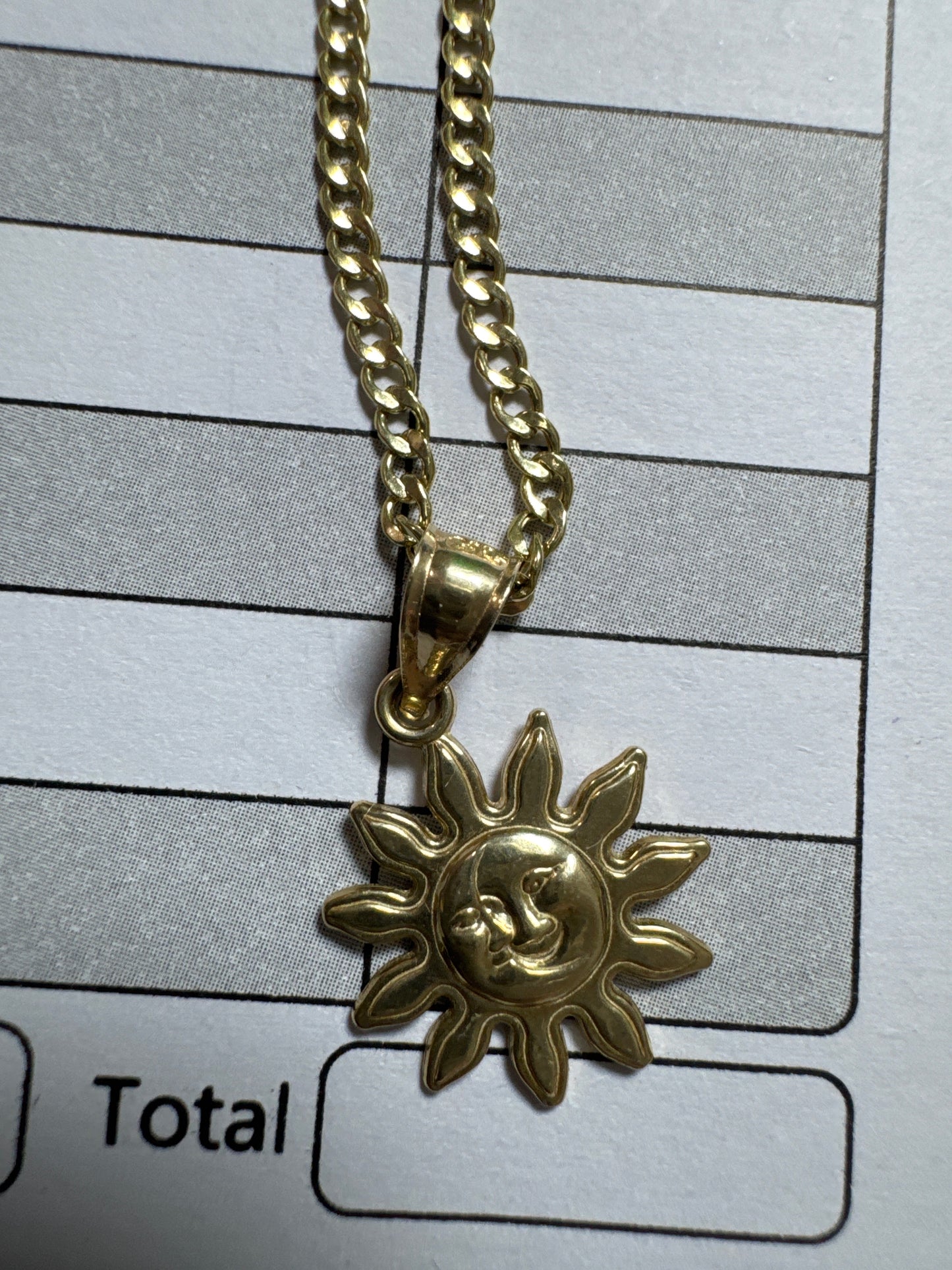 Necklace 10K size 18 Bertha