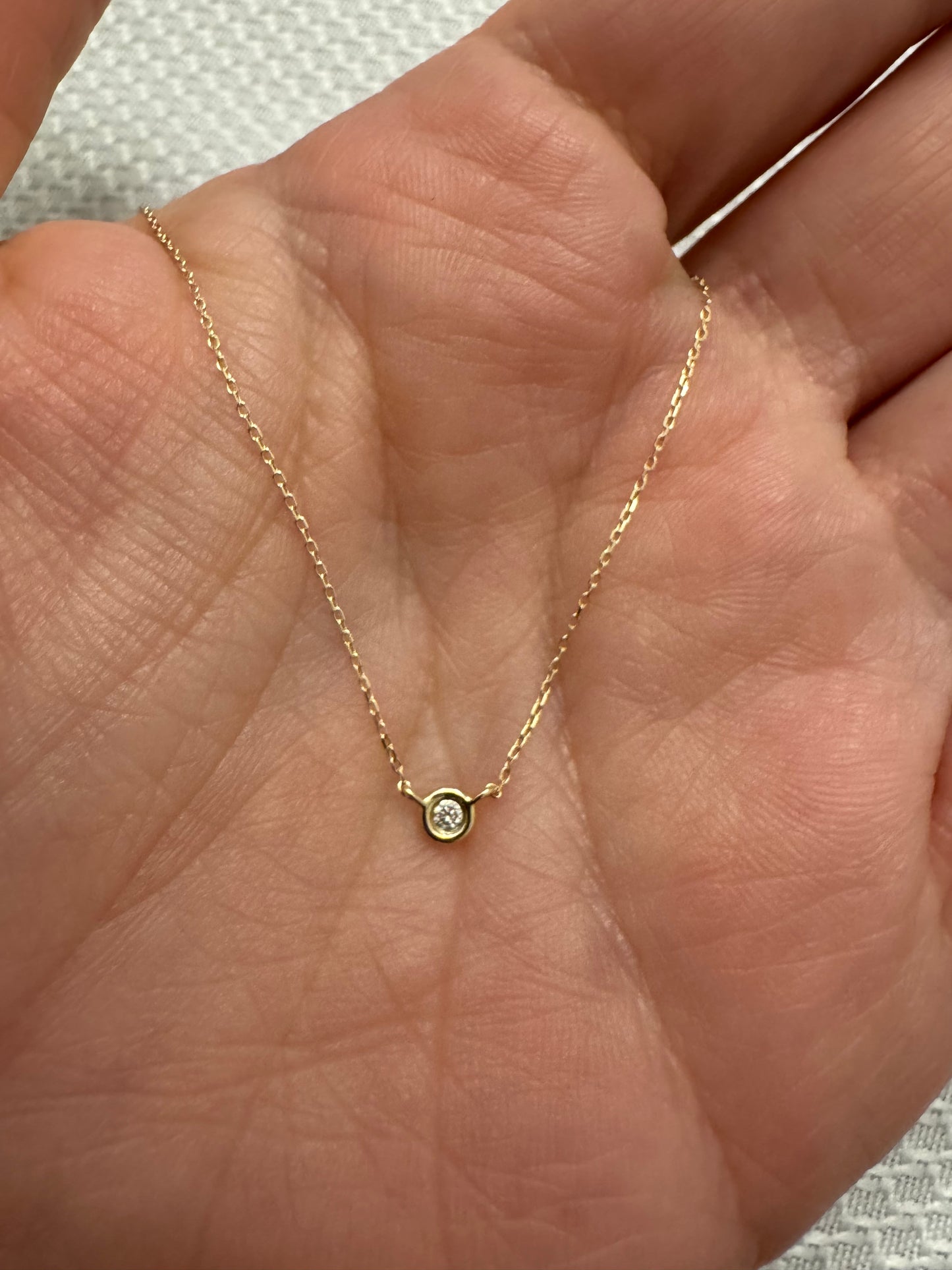 14k Gold Diamond Necklace