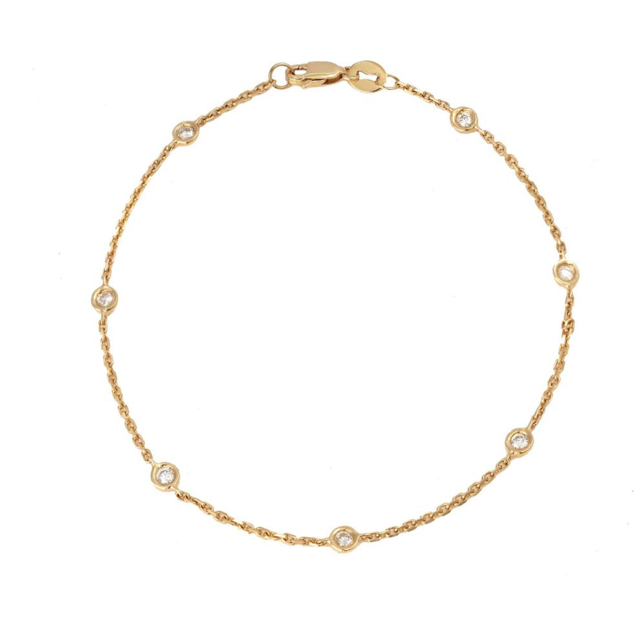 14k Gold Anklet Lianette