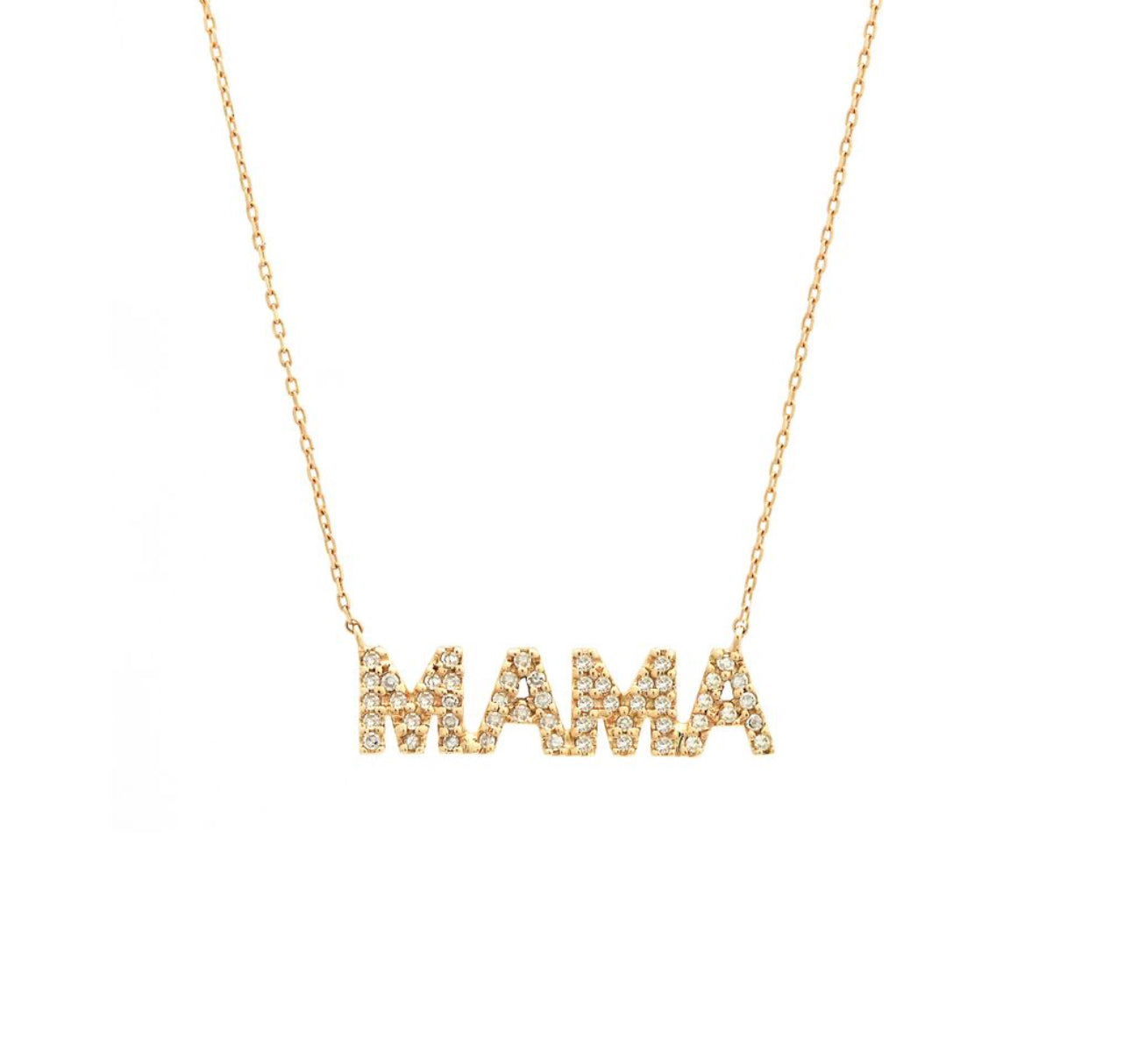 14k Gold Mamá Necklace Katy