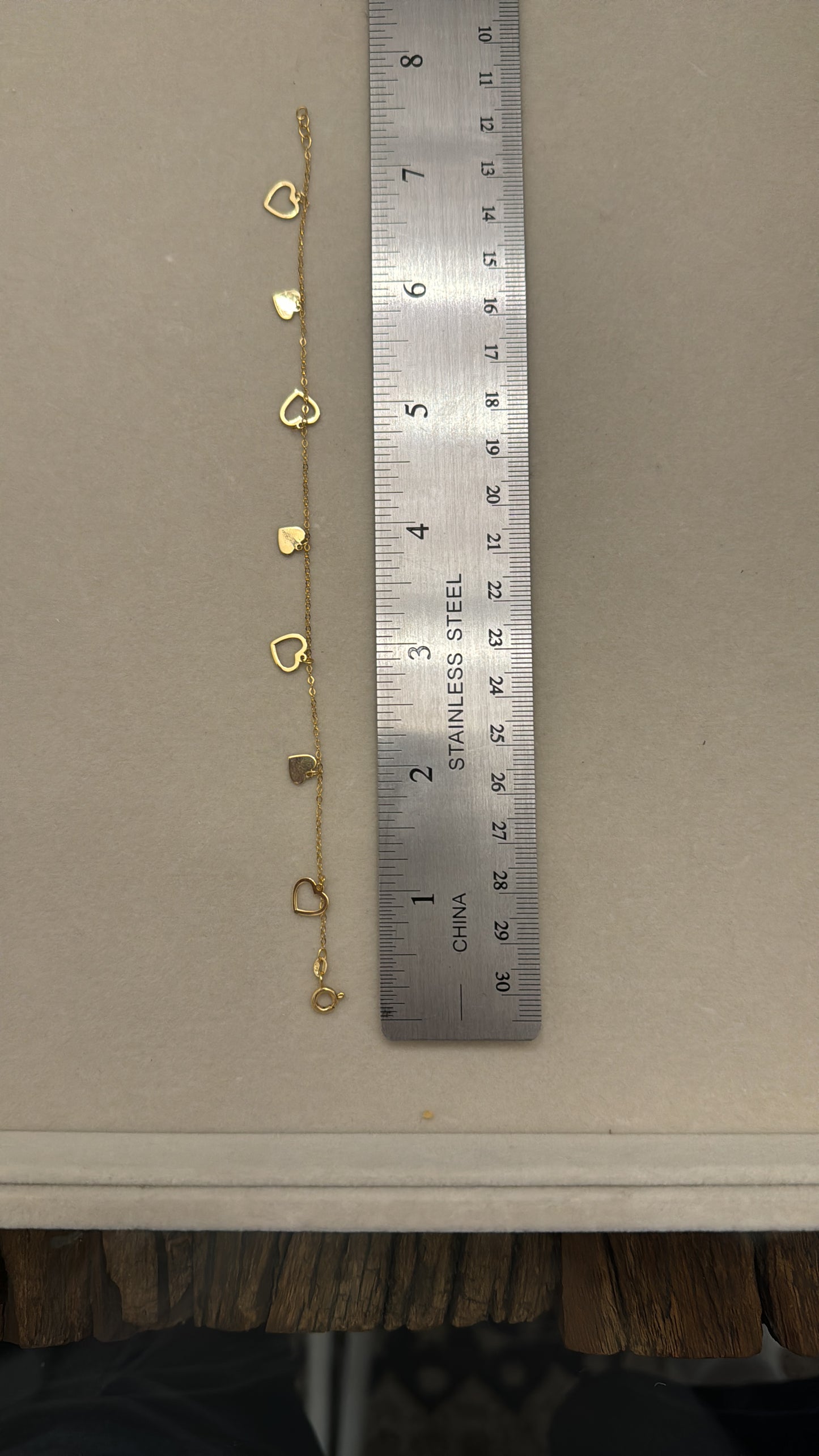 Pulsera de corazones