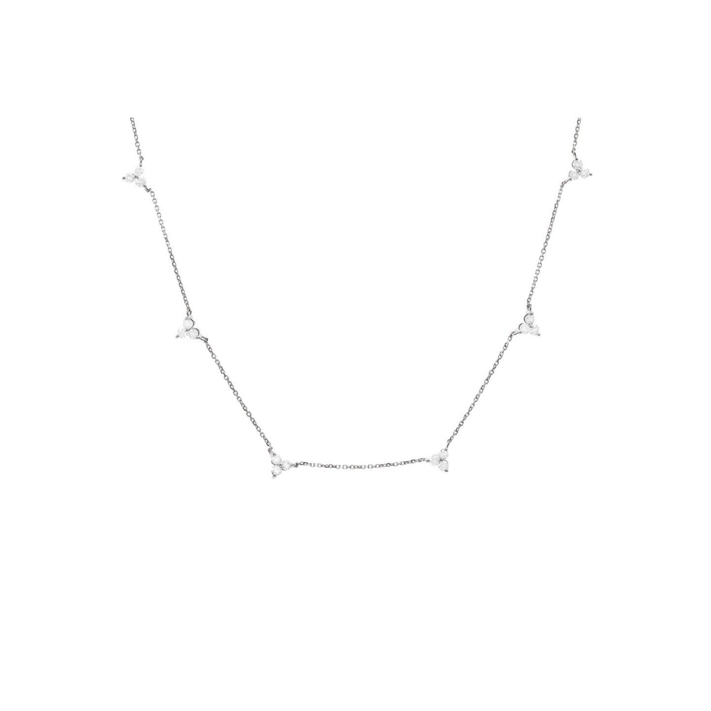 14k Gold Diamond by the Yard Necklace