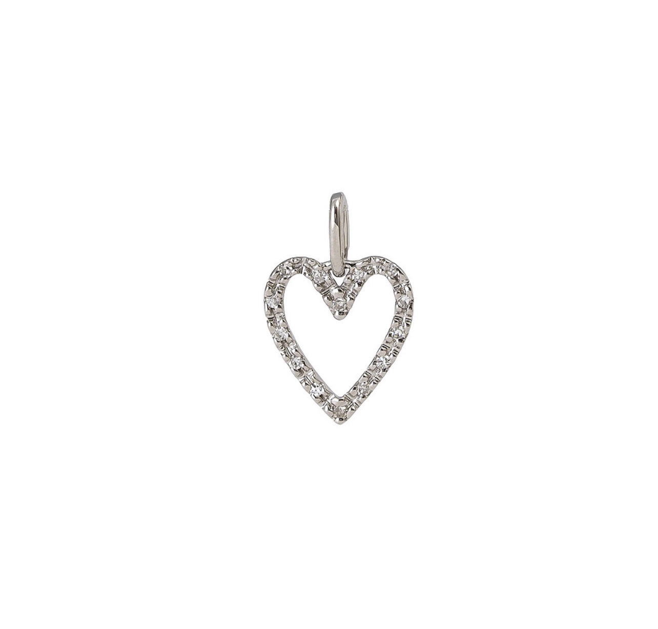 14k Gold Diamonds Heart Pendant