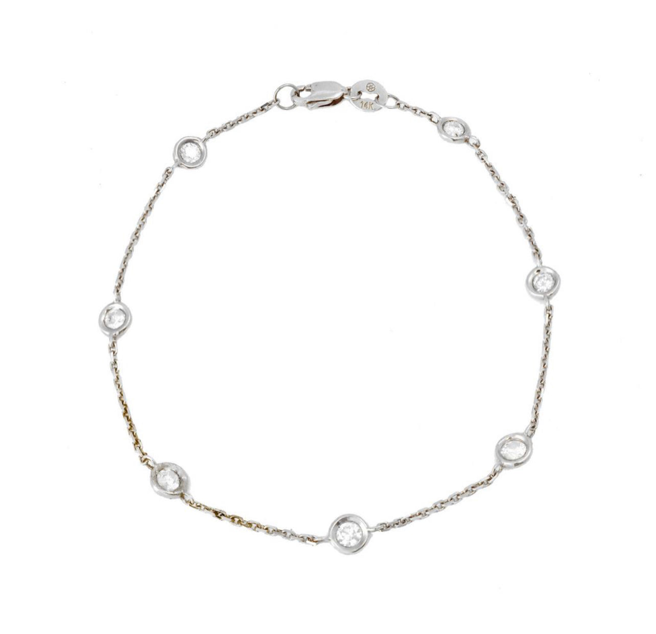 14k Gold Diamond Bracelet