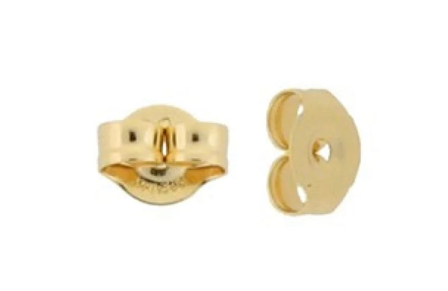 14k Gold Open Heart Earrings
