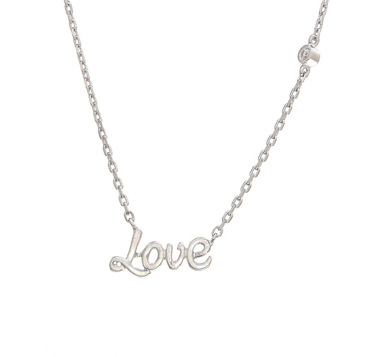 14k Gold Love Necklace