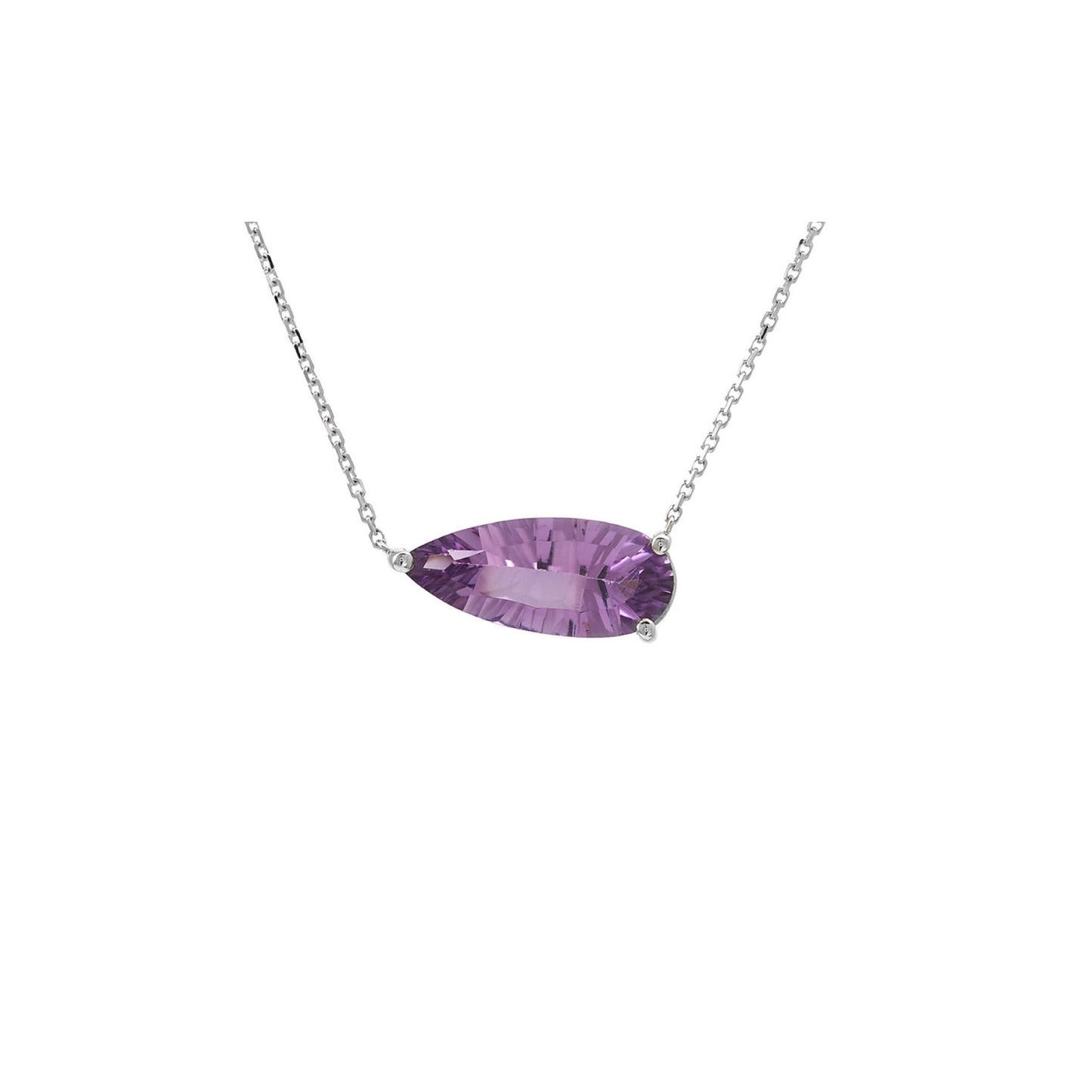 14k Gold Amethyst Necklace