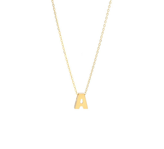 Cadena de letra A 14k Gian Pérez