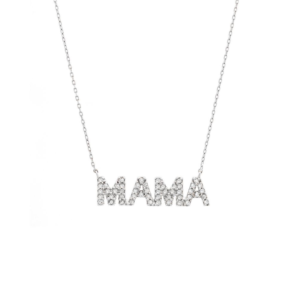 14k Gold Mama in Diamonds